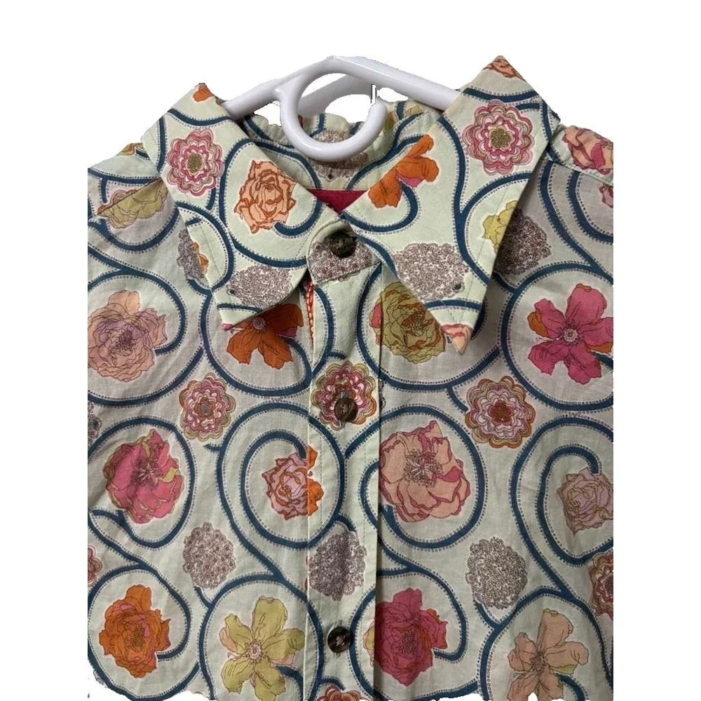 Robert Graham Button Down Shirt Men's 2XLT Floral Fleming Long Sleeves - Picture 3 of 7